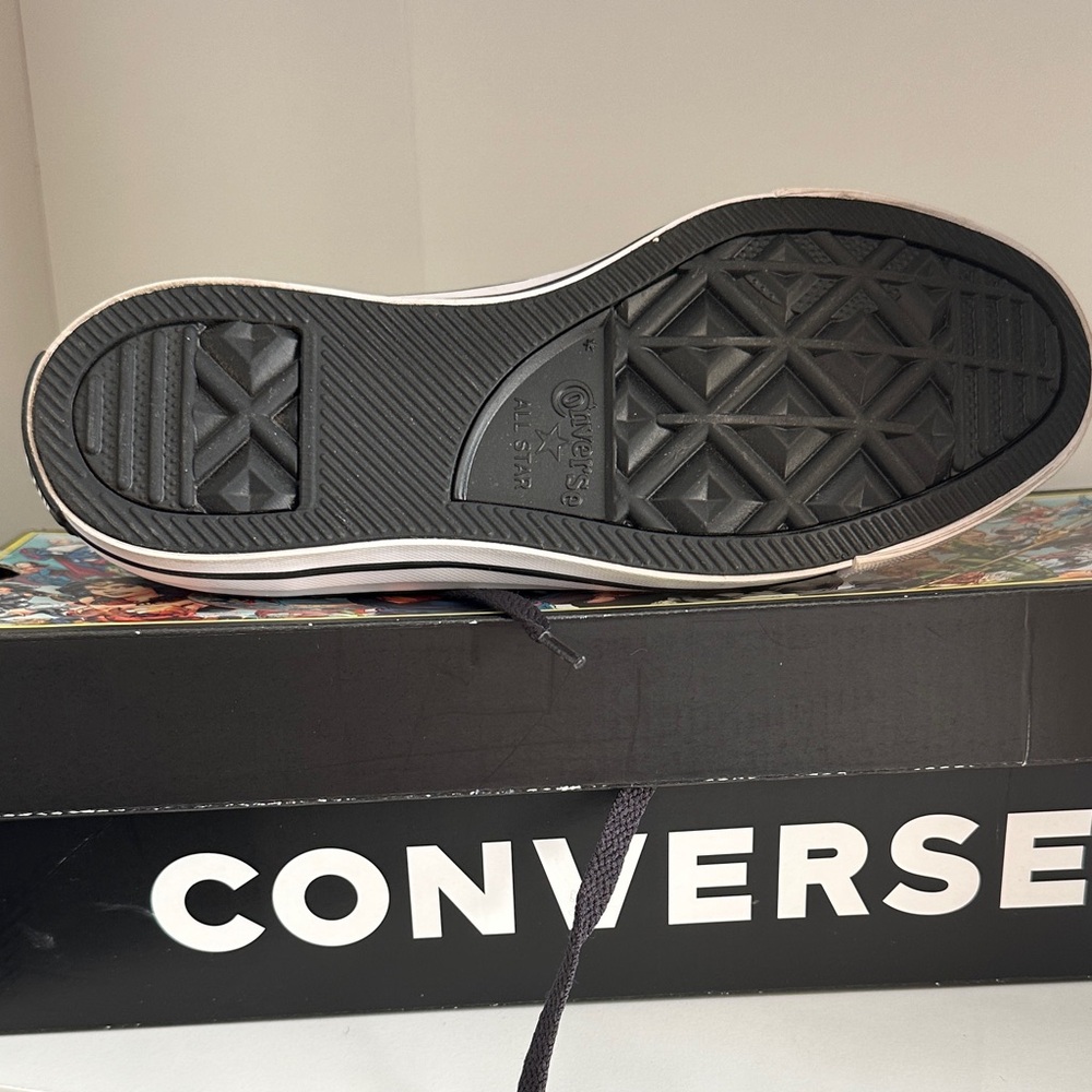 Converse All Star WNS Wonder Woman Vol 1 High-Top Sneakers - Black and White - Picture 7 of 7
